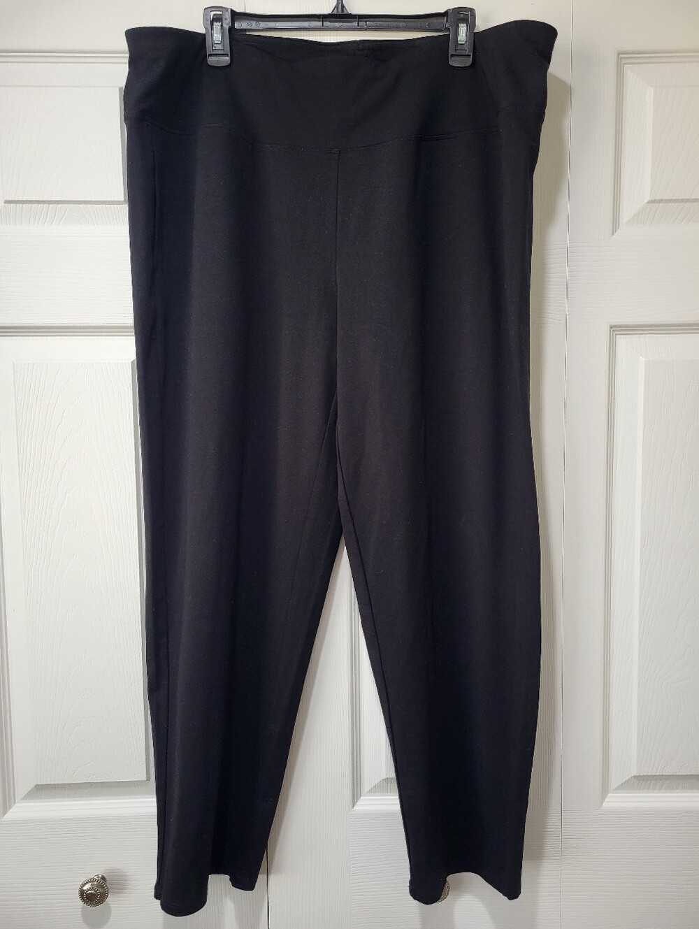 Habitat Black High-Waist Stretch Leggings, Size XL